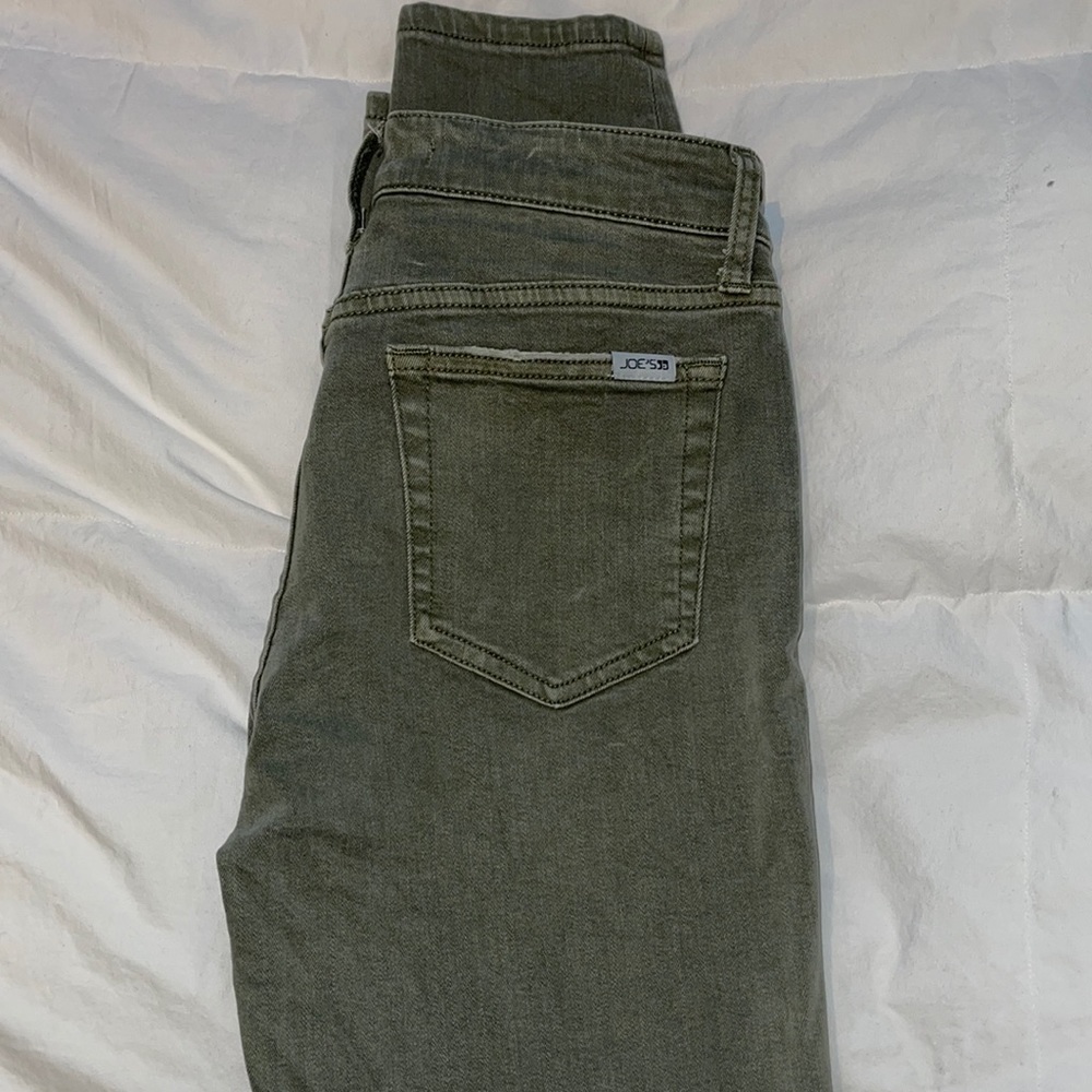 Joes washed Olive Jeans